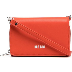 Msgm Γυναικεία Τσάντα Χιαστί από Δερματίνη Κοραλί 2841MDZ850