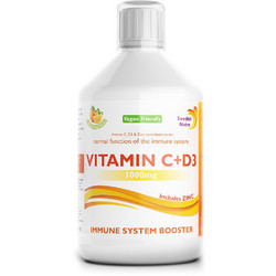 Swedish Nutra Vitamin C & D3 Orange 500ml