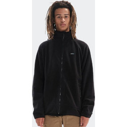Basehit Up Ανδρική Ζακέτα Fleece με Κουκούλα και Φερμουάρ Μαύρη 222.BM29.111