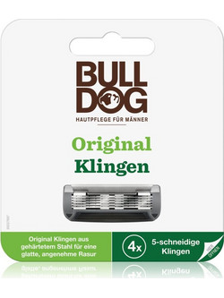 Bull Dog Original Spare Head Ανταλλακτικά Ξυραφάκια με 5 Λεπίδες 4τμχ