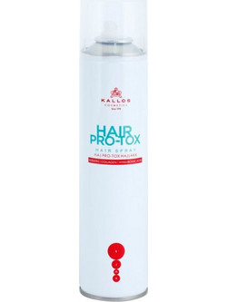 Kallos Cosmetics Pro-Tox Λακ Μαλλιών για Λάμψη & Όγκο Δυνατό Κράτημα 400ml