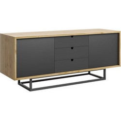 Έπιπλο τηλεόρασης Nextdeco με 2 ντουλάπια 143x45xY60εκ. (Σετ 1τεμ)