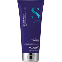 Alfaparf Milano Semi Di Lino Anti-Orange Conditioner για Προστασία Χρώματος & Επανόρθωση για Βαμμένα Μαλλιά 200ml