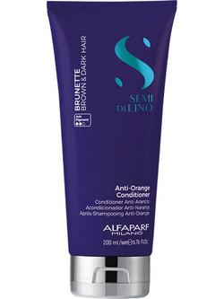 Alfaparf Milano Semi Di Lino Anti-Orange Conditioner για Προστασία Χρώματος & Επανόρθωση για Βαμμένα Μαλλιά 200ml