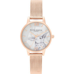 Olivia Burton Winter Wonderland Γυναικείο Ρολόι με Ροζ Χρυσό Μεταλλικό Μπρασελέ OB16WL85