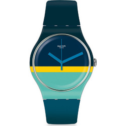 Swatch Γυναικείο Ρολόι με Πολύχρωμο Καουτσούκ Λουράκι SUOW154