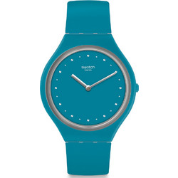 Swatch Skinautique Γυναικείο Ρολόι με Γαλάζιο Καουτσούκ Λουράκι SVOL100