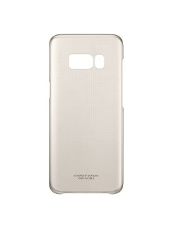 Samsung Clear Back Cover Gold (Galaxy S8)