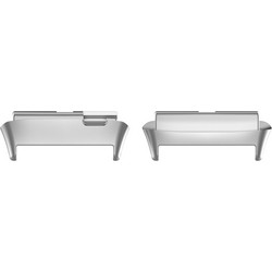 Συνδεσμός (2ΤΕΜΑΧΙΑ) Connector Adapter σε 20mm για Xiaomi Redmi Watch 3 Active - Silver OEM