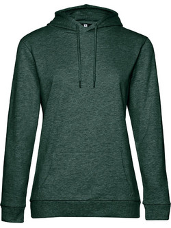B & C French Terry WW04W Γυναικείο Φούτερ Heather Dark Green