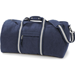 Quadra QD613 Vintage Oxford Σακ Βουαγιάζ Navy Μπλε