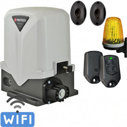 PROTECO Mover 500 WiFi | Μοτέρ συρόμενης γκαραζόπορτας 500kg 230V με 1 τηλεχειριστήριο, Κρεμαγιέρα: Χωρίς κρεμαγιέρα