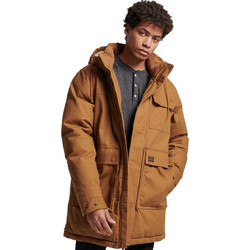 Superdry Workwear Ανδρικό Μπουφάν Χειμωνιάτικο Παρκά Καφέ M5011745A
