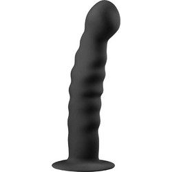 EasyToys Silicone Dildo με Βεντούζα 14.2cm Μαύρο
