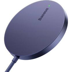 Baseus Simple Mini 3 Dusty Magsafe Φορτιστής Qi Pad 15W Purple