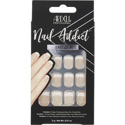Ardell Nail Addict Classic French Square Tips Νυχιών Γαλλικού 24τμχ