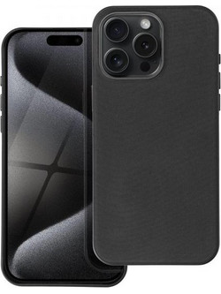 Θήκη κινητού Forcell Woven Mag Cover for iPhone 15 Pro Black