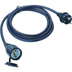 Schuko Προέκταση 2 μέτρων IP44 με καλώδιο H05RR-F 1.5mm (BEC443X152)
