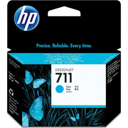 HP 711 Cyan Μελάνι Εκτυπωτή Inkjet CZ130A