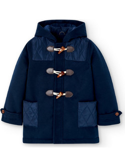 Boboli Παιδικό Παλτό Χειμωνιάτικο Μπλε 737423-2440