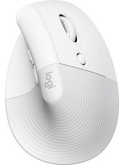 Logitech Lift for Mac Ασύρματο Bluetooth Ποντίκι Εργονομικό Vertical White