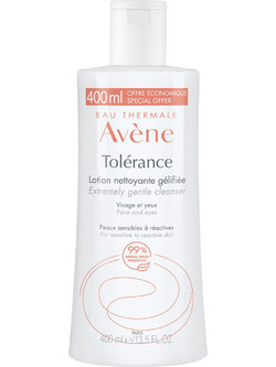 Avene Tolerance Nettoyante Gelifiee Lotion Gel Ντεμακιγιάζ για Ευαίσθητη Επιδερμίδα 400ml