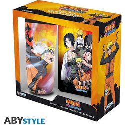 AbyStyle Naruto Shippuden Uchiha Sasuke Vs Naruto Mug & Coaster Set