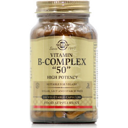 Solgar B-Complex 50 100 Κάψουλες