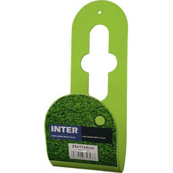 Inter 798485W Κρεμάστρα Βρυσης Λαστίχου Μεταλλική - Πράσινη 798475GN