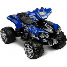 Caretero Toyz Cuatro Παιδικό Μηχανάκι Μπαταρίας Blue