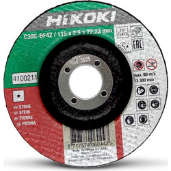 HIKOKI ΔΊΣΚΟΙ ΚΟΠΉΣ ΓΙΑ ΓΩΝΙΑΚΟΎΣ ΤΡΟΧΟΎΣ (STONE) 115X3,0 DPC