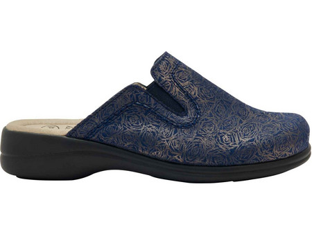 Scholl New Toffee Navy Blue Γυναικείες Ανατομικές Παντόφλες No 41