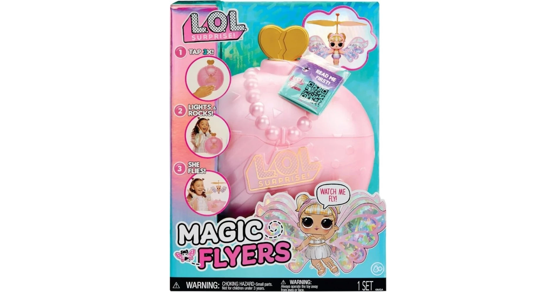 MGA Entertainment L.O.L Surprise Magic Flyers Sky Starling Gold Wings ...