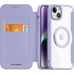 Θήκη Flip Dux Ducis Skin X Pro Wallet Apple Iphone 15 Plus Μωβ