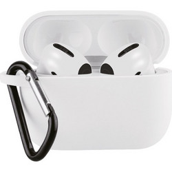 VIVANCO SILICONE CASE FOR AIRPODS 3 WITH CARABINER white