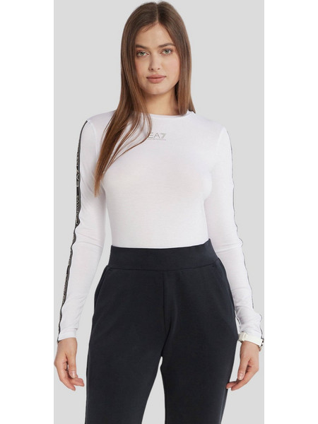 EA7 ARMANI T-SHIRT ΜΠΛΟΥΖΑ ΓΥΝΑΙΚΕΙΑ - ΛΕΥΚΟ - 6RTT26TJKUZ