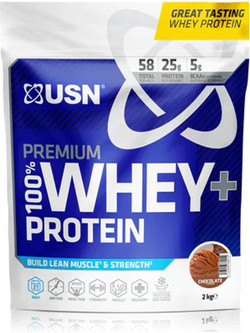 USN 100% Premium Whey Bag Chocolate Πρωτεΐνη Ορού Γάλακτος Γράμμωσης 2kg