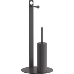 Καλόγερος Πιγκάλ / Χαρτοθήκη - Matt Anthracite, Pam & Co, O25 x H60 (cm) 4-400-113