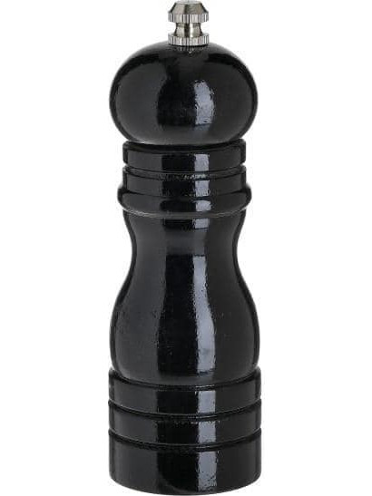 Click Χειροκίνητος Μύλος Μπαχαρικών Ξύλινος σε Μαύρο Χρώμα 15cm