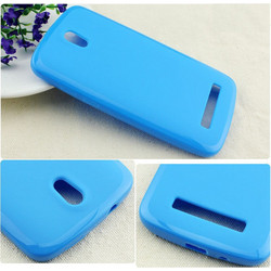 Θήκη TPU Gel για HTC Desire 500 Γαλάζιο (OEM)