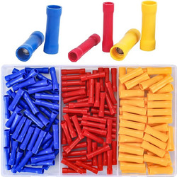 Crimp Connector Kit Set for Cables 0.5 mm-6 mm Red Yellow Blue 200pcs (T556)