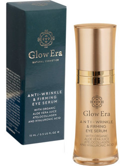 Glow Era With Aloe Vera Eye Ενυδατικό Serum Ματιών για Ανάπλαση με Υαλουρονικό & Αλόη 15ml