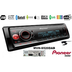 Pioneer MVH-S520DAB Ηχοσύστημα Αυτοκινήτου Ράδιο CD 1DIN με USB & Bluetooth