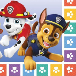 LION BALLOONS ΧΑΡΤΟΠΕΤΣΕΤΕΣ 33x33cm 16τμχ PAW PATROL NEW