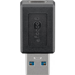 Αντάπτορας USB-C female σε USB-A male Goobay - Μαύρο 055-1261