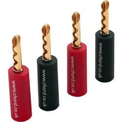 Chord Screw Type Banana Plug (σετ 4 τεμαχιων)