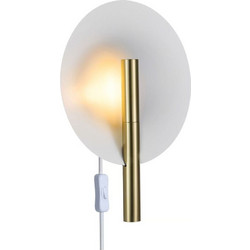 Φωτιστικό Τοίχου Furiko G9 31,6x42,3cm Brushed Brass Dftp