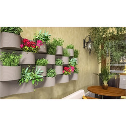 Γλάστρα Japi Linea Wall Sandstone (Σετ 2 τμχ.) JVPL50
