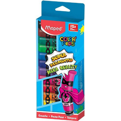 Τέμπερες Maped Color'peps 810510 12 Χρώματα x12ml Χάρτινο Κουτί