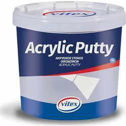 VITEX ACRYLIC PUTTY ΣΤΟΚΟΣ ΟΙΚΟΔΟΜΩΝ 400GR (1004211)